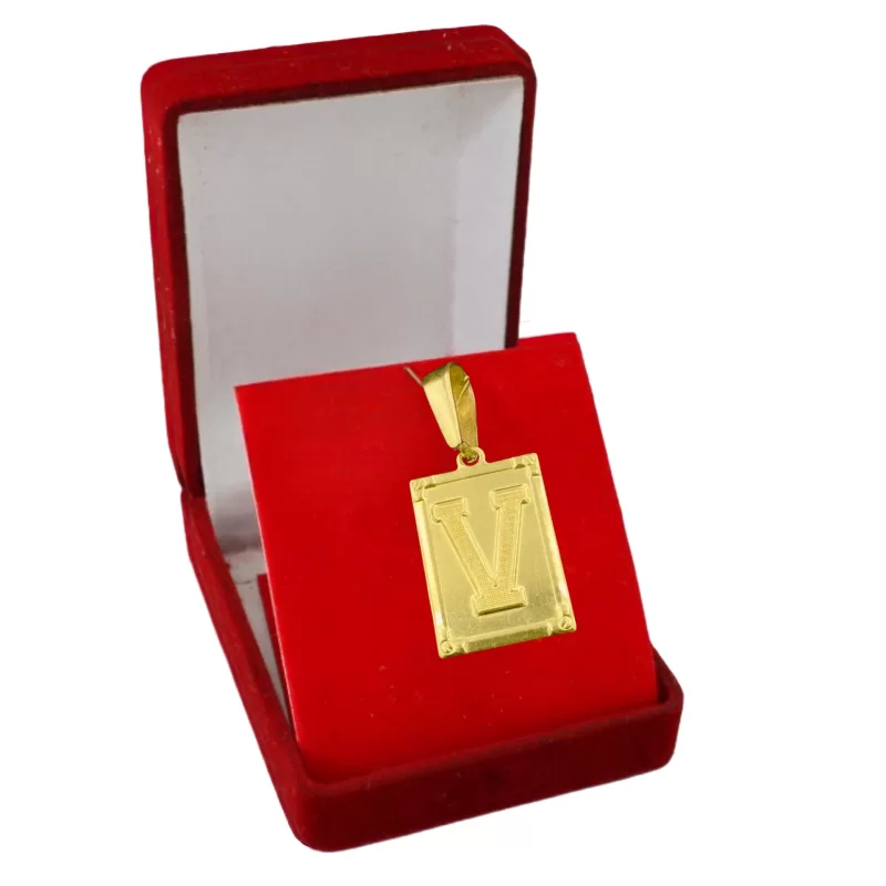 Pingente de Moeda Antiga: Letra